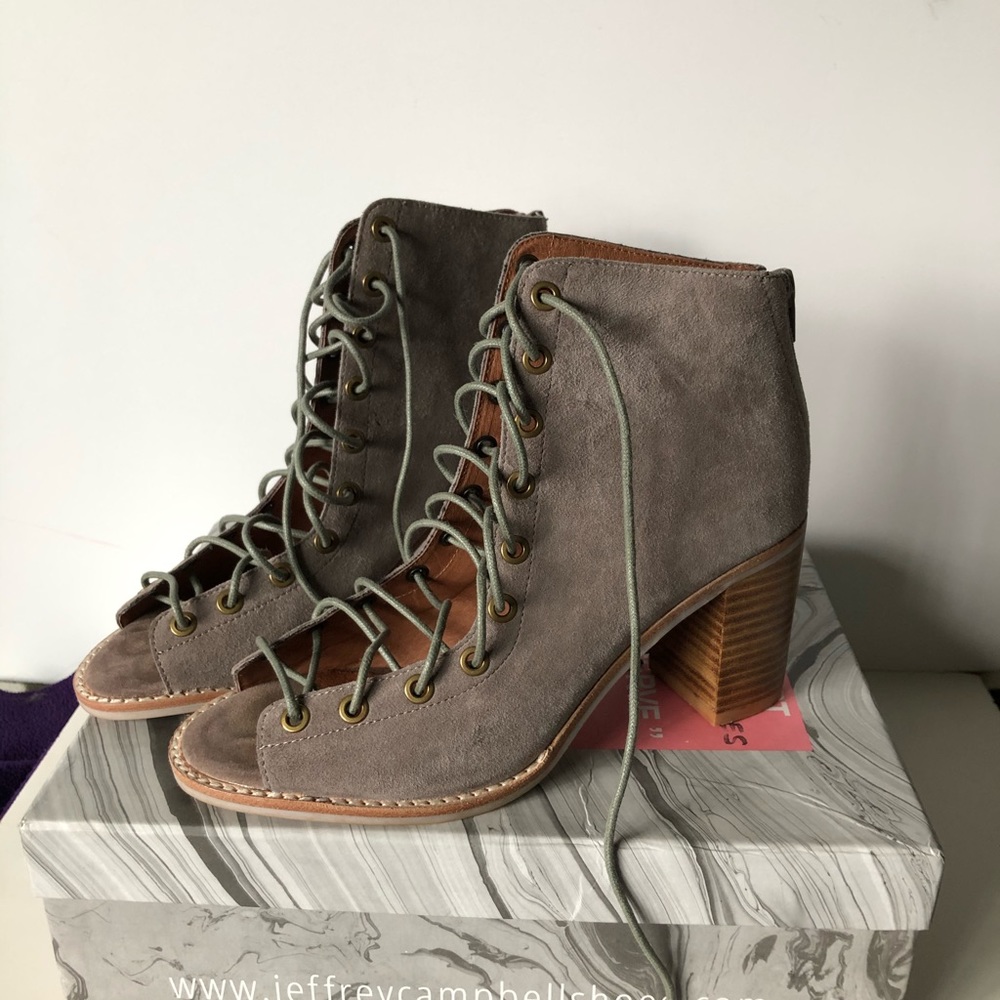 Jeffrey Campbell “Cors” Suede Bootie